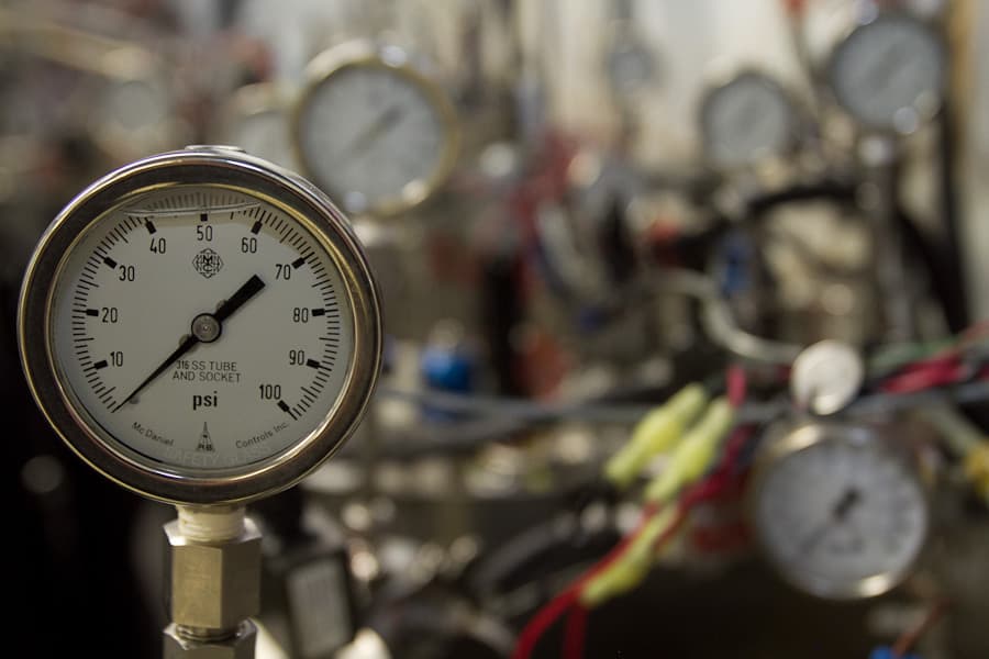 Fuel system test bench at Sterling Performance