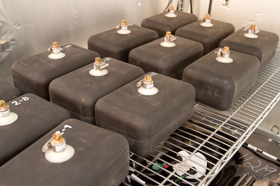 Portable fuel container (gas can) testing at Sterling Performance